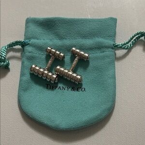 Vintage TIFFANY & CO. PALOMA PICASSO Sterling Silver 925 Signed Men’s Cufflinks